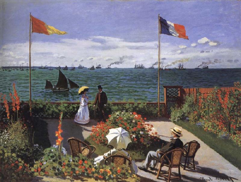 Claude Monet Garden at Sinte-Adresse